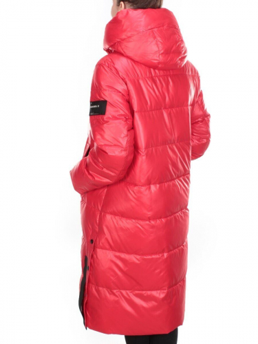 2230 RED Пальто женское зимнее AKIDSEFRS (200 гр. холлофайбера) размер 54