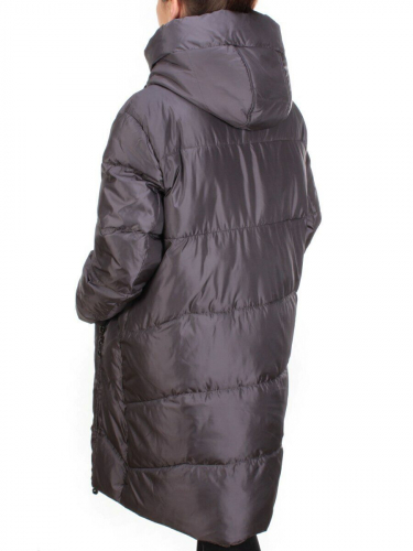 2219 DARK GRAY Пальто зимнее женское LYDIA (200 гр. холлофайбер) размер 58/60