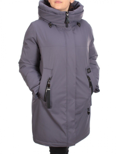 H 915 DARK GRAY Куртка зимняя женская MAYYIYA (200 гр. холлофайбера) размер 50