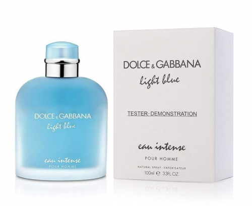 DOLCE & GABBANA LIGHT BLUE INTENSE MEN 100ML EDP (TESTER) NEW