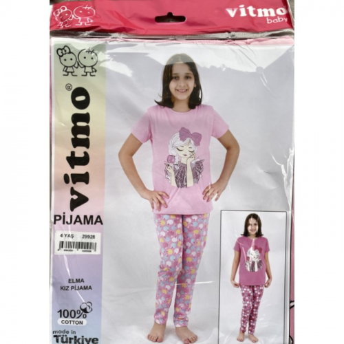 29928 Пижама для девочек Vitmo