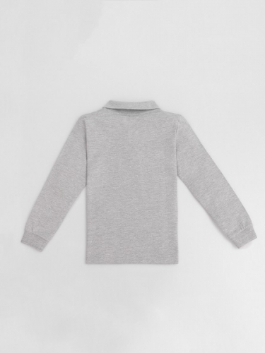 CWKB 63153-11 Рубашка-поло для мальчика,светло-серый меланж