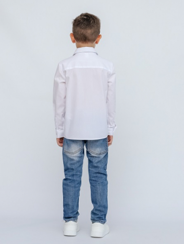CWJB 63168-20 Рубашка для мальчика,белый