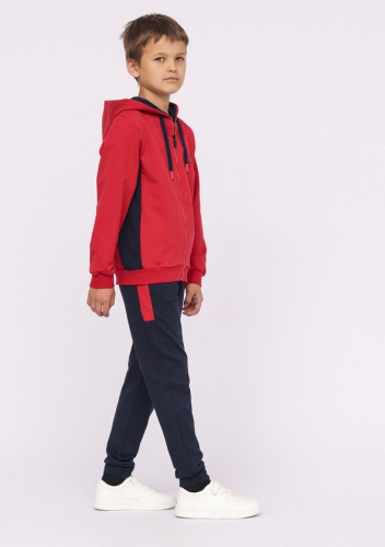 CWJB 90109-26 Комплект для мальчика (толстовка, брюки),красный