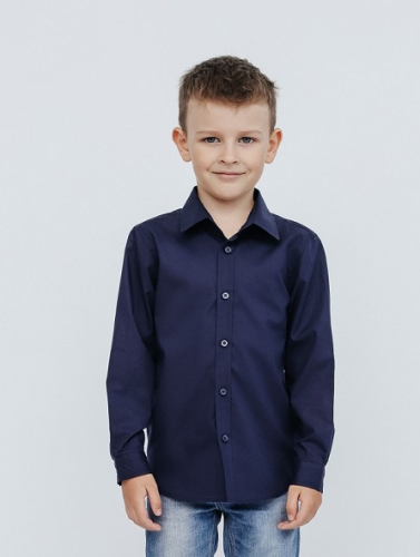 CWJB 63168-41 Рубашка для мальчика,темно-синий