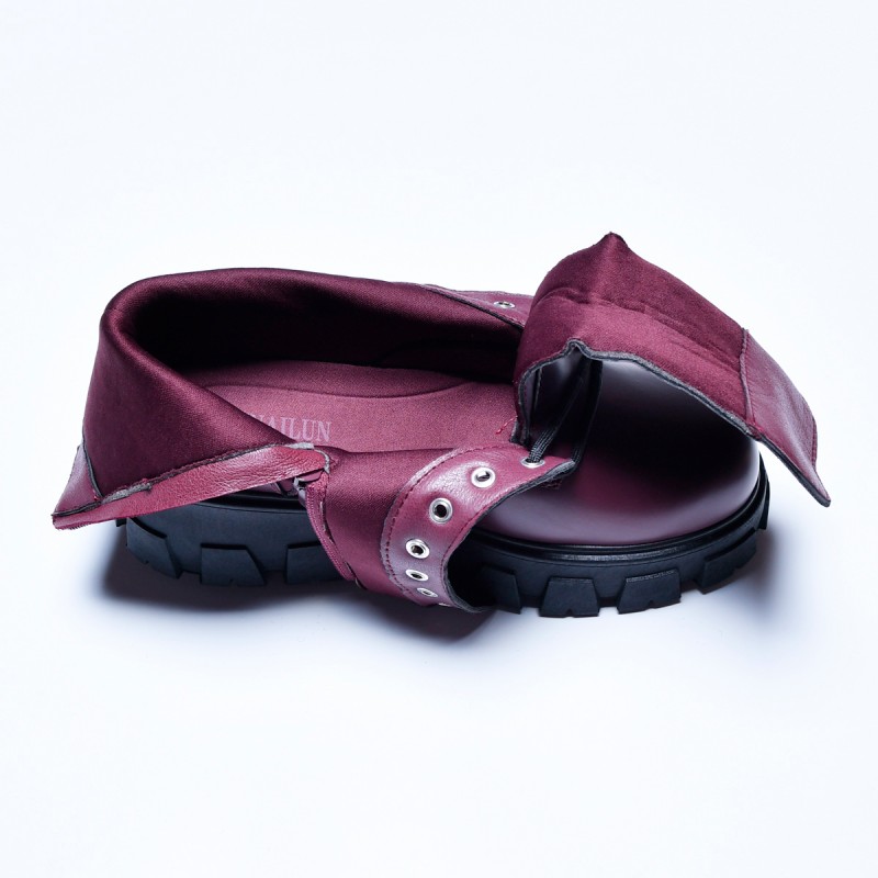 Ботинки женские Niunailun Red без меха арт md807-3