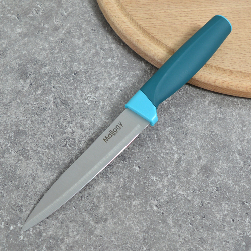 Нож универсальный 12,7см с рукояткой софт-тач VELUTTO MAL-03VEL арт. 005526