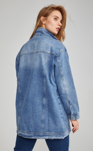 Куртка джинс F112-1208b l.blue