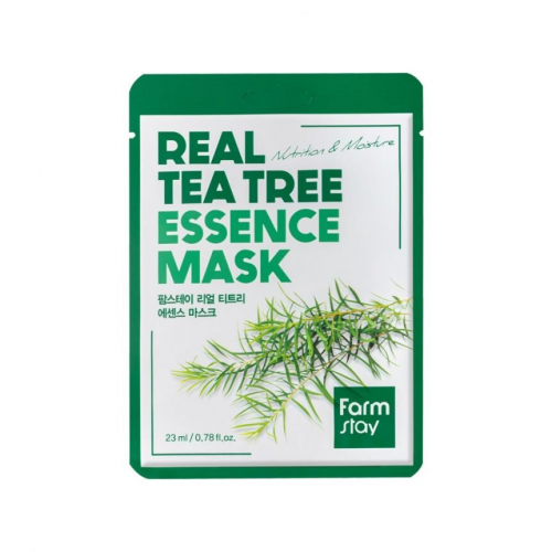 Маска тканевая для проблемной кожи с чайным деревом FARMSTAY Real Tea Tree Essence Mask 1шт