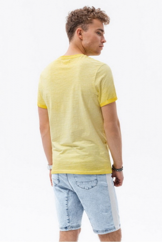 Футболка OMBRE S1388-zolty-melanz