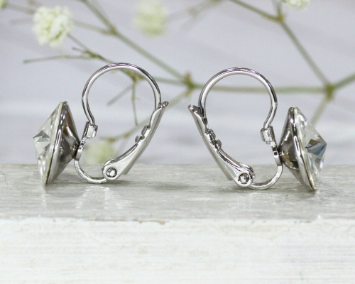 Серьги кристаллами Swarovski