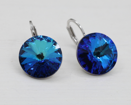Серьги с кристаллами Swarovski