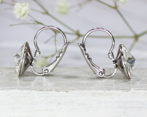 Серьги с кристаллами Swarovski