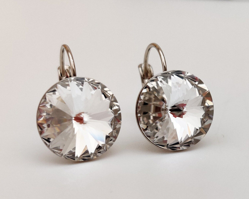 Серьги с кристаллами Swarovski