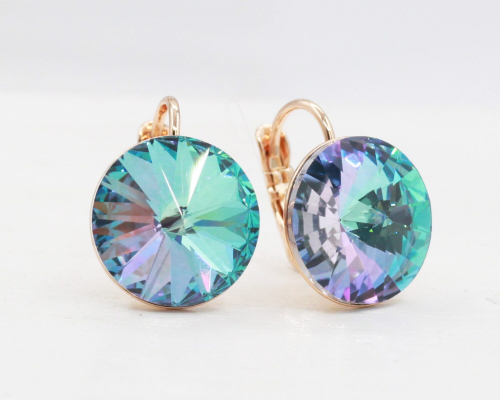 Серьги с кристаллами Swarovski