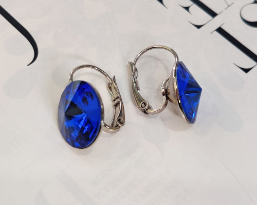 Серьги с кристаллами Swarovski