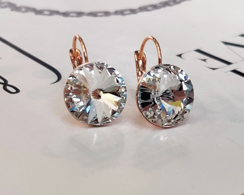 Серьги с кристаллами Swarovski