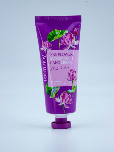 FARMSTAY - КРЕМ ДЛЯ РУК С РОЗОВЫМ ЛОТОСОМ FLOWER BLOOMING HAND CREAM PINK LOTUS, 100 ML