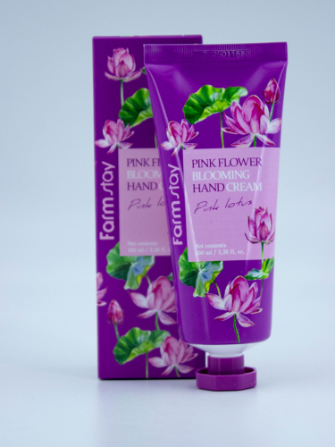 FARMSTAY - КРЕМ ДЛЯ РУК С РОЗОВЫМ ЛОТОСОМ FLOWER BLOOMING HAND CREAM PINK LOTUS, 100 ML