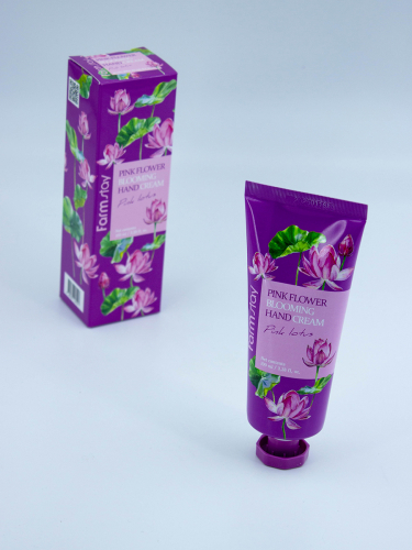 FARMSTAY - КРЕМ ДЛЯ РУК С РОЗОВЫМ ЛОТОСОМ FLOWER BLOOMING HAND CREAM PINK LOTUS, 100 ML