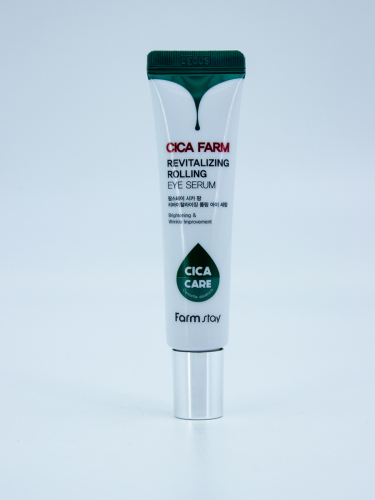 FARMSTAY - СЫВОРОТКА ДЛЯ ВЕК И ГЛАЗ CICA FARM REVITALIZING ROLLING EYE SERUM, 25 ML