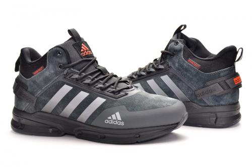 Sport + ADD DA2379-2 Кроссовки сер замша, иск мех