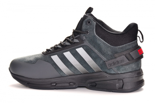 Sport + ADD DA2379-2 Кроссовки сер замша, иск мех