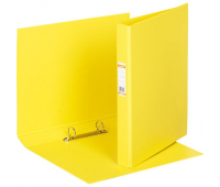 Папка на 2-х кольцах Bantex картонная/пластиковая 35 мм желтая 1300-6, 8320