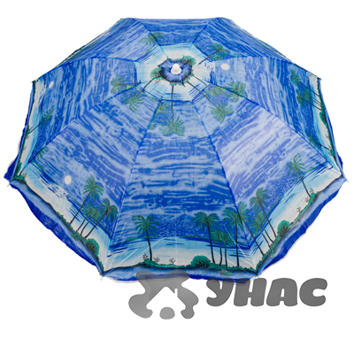 Зонт пляжный h-1,7м d-200см с наклоном 1106-JW (30)