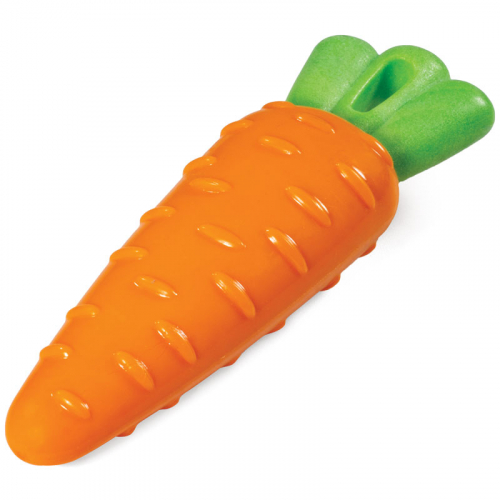 Триол Игрушка для собак Морковка, с пищалкой 20 см