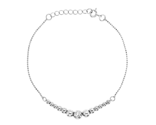 Браслет из серебра без вставки, ТФБ-1593