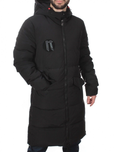 A583 BLACK Куртка мужская зимняя J.LVAN (200 гр. холлофайбер) размер 52 идет на 50российский