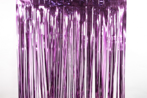 ЗАНАВЕС из дождика 1м 100-200 фиолетовый
