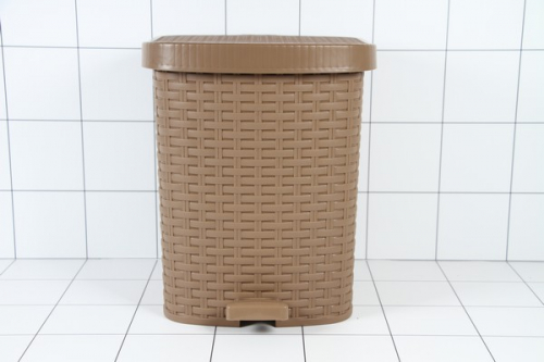 КОНТЕЙНЕР для мусора 12л пластик, педальный 48800 /3шт Артлайн