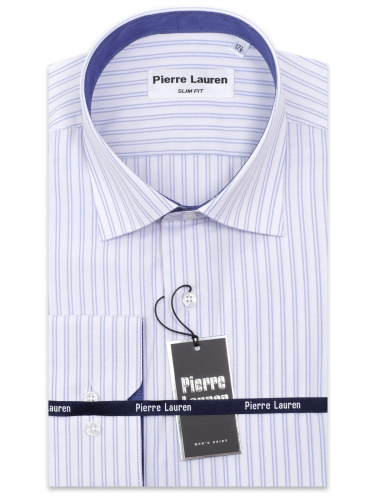 0251TESF Приталенная мужская рубашка с длинным рукавом Elegance Slim Fit
