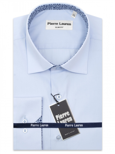 0246TESF Приталенная мужская рубашка с длинным рукавом Elegance Slim Fit