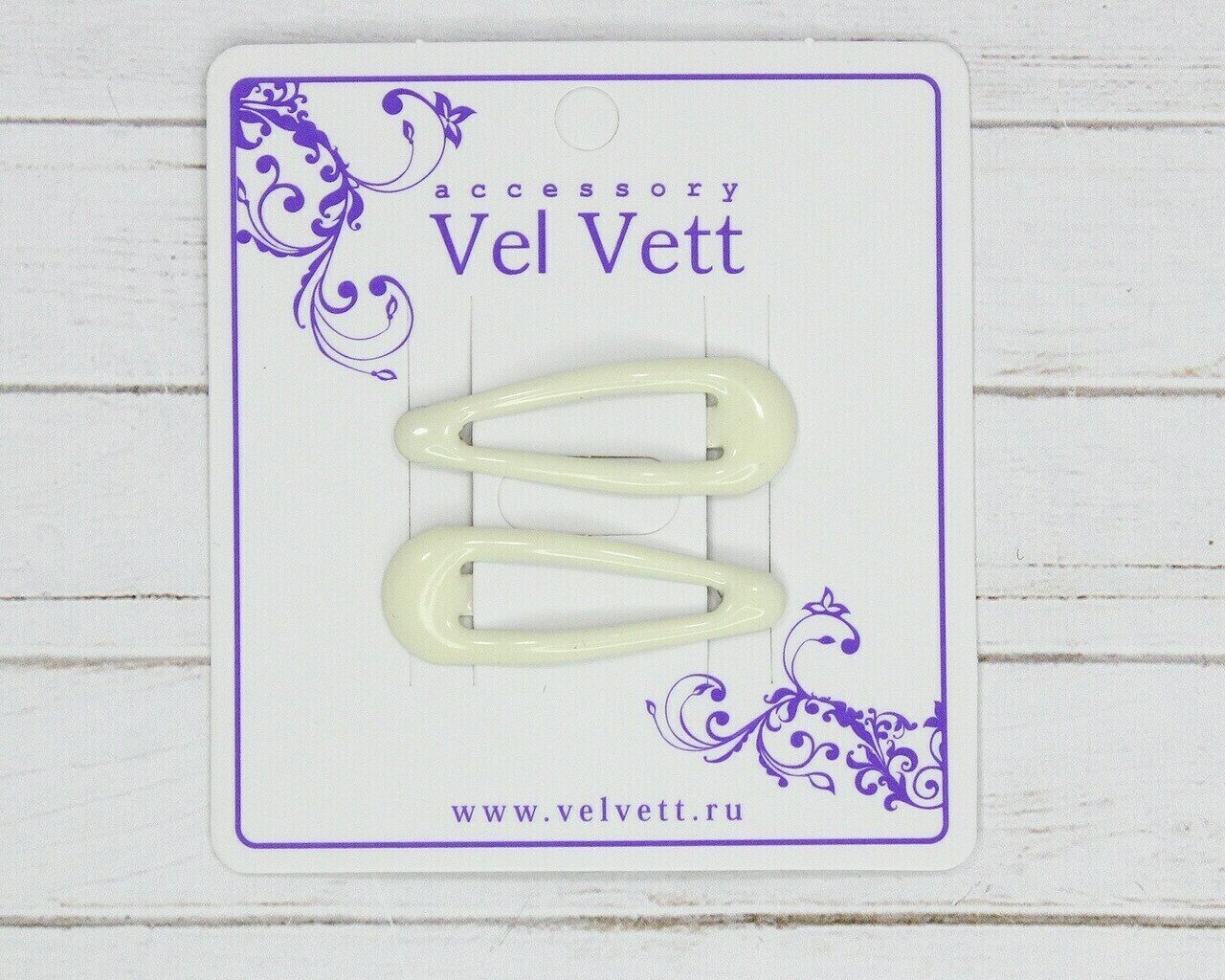 Заколка - зажим F6287740714 (3 см) (2 шт.в уп)