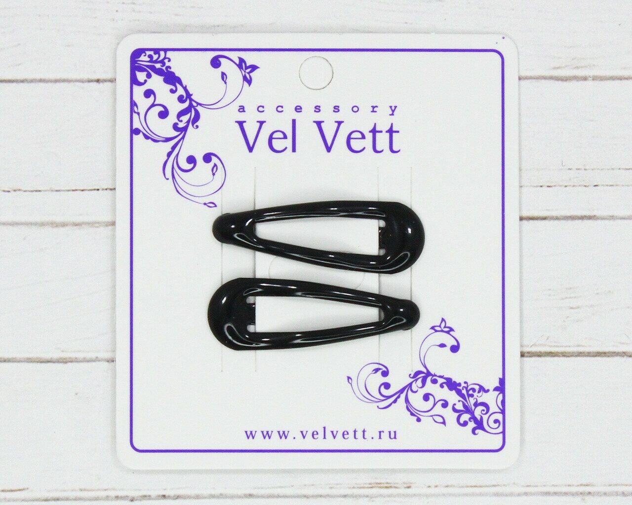 Заколка - зажим F6292740714 (3 см) (2 шт.в уп)