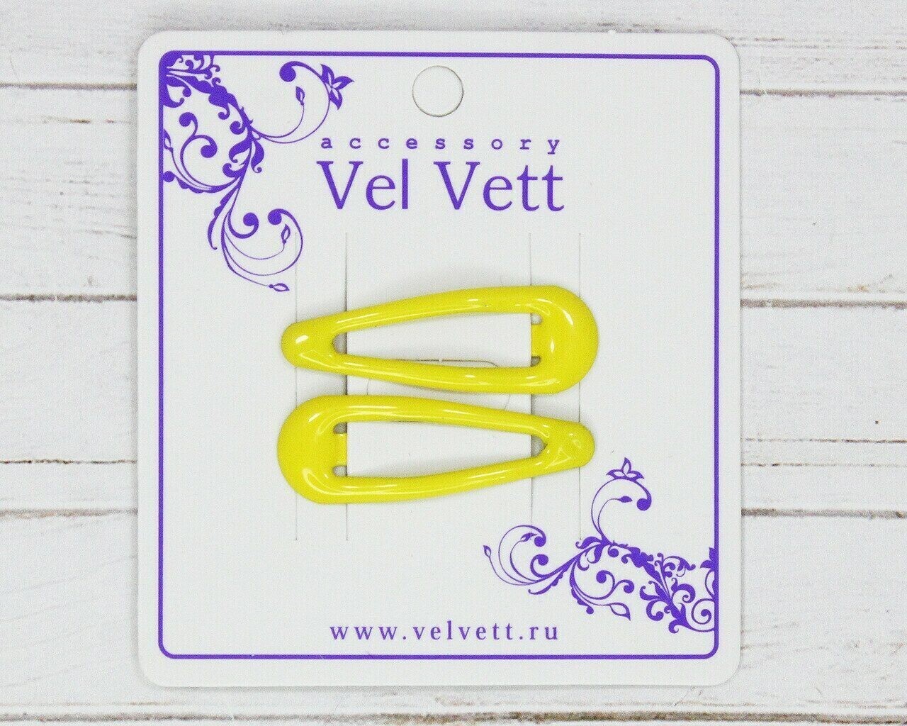 Заколка - зажим F6286740714 (3 см) (2 шт.в уп)