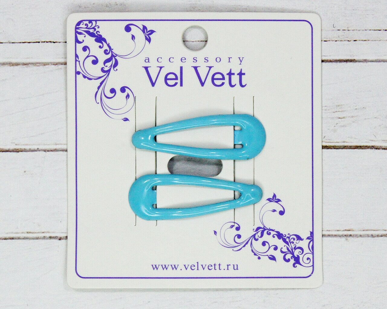 Заколка - зажим F6282740714 (3 см) (2 шт.в уп)