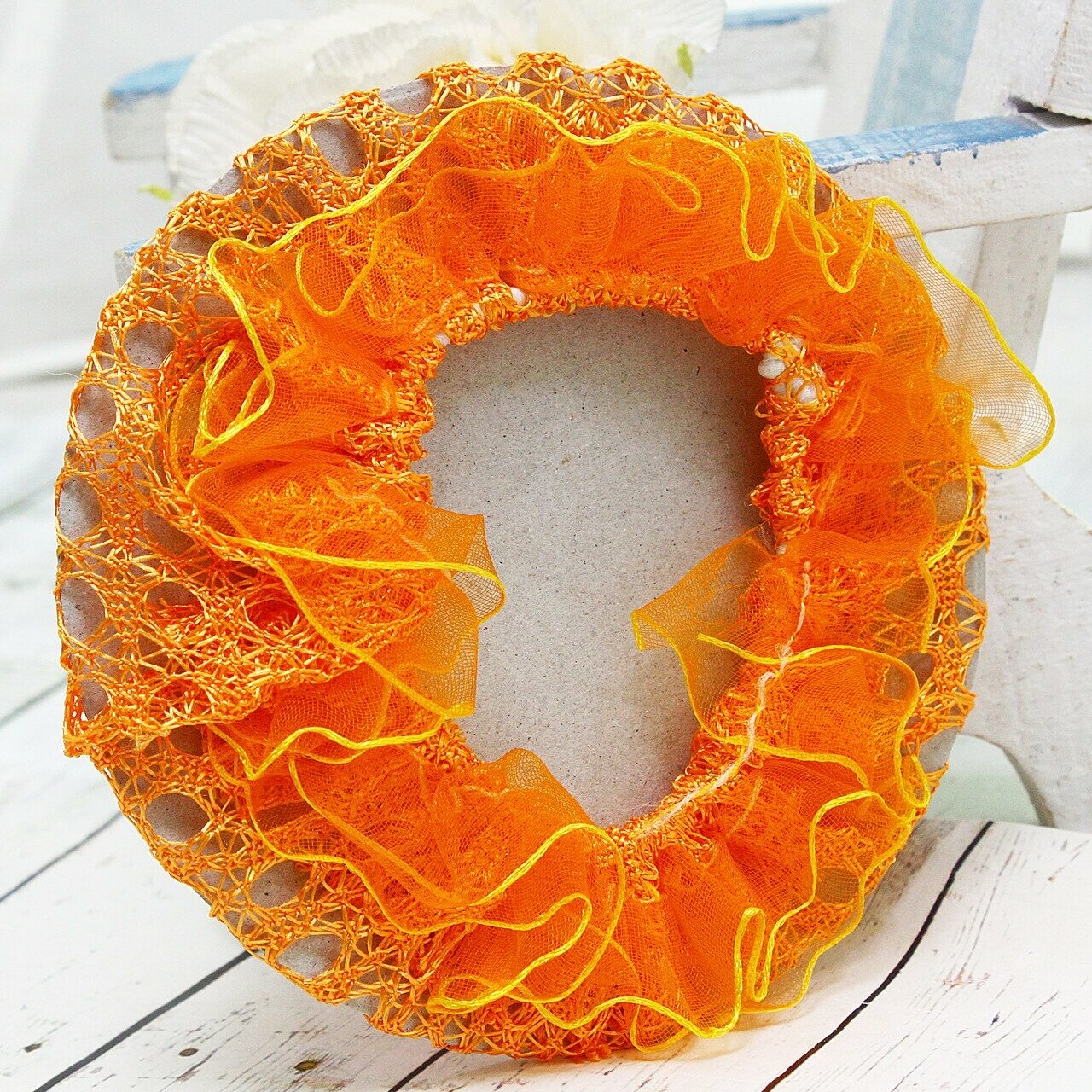 Сеточка для волос оранж 0013-1