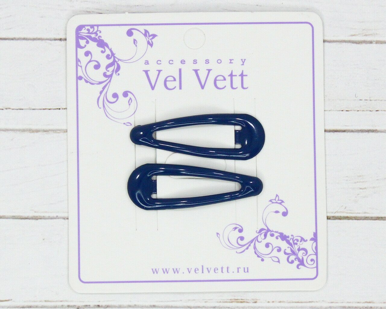 Заколка - зажим F6283740714 (3 см) (2 шт.в уп)