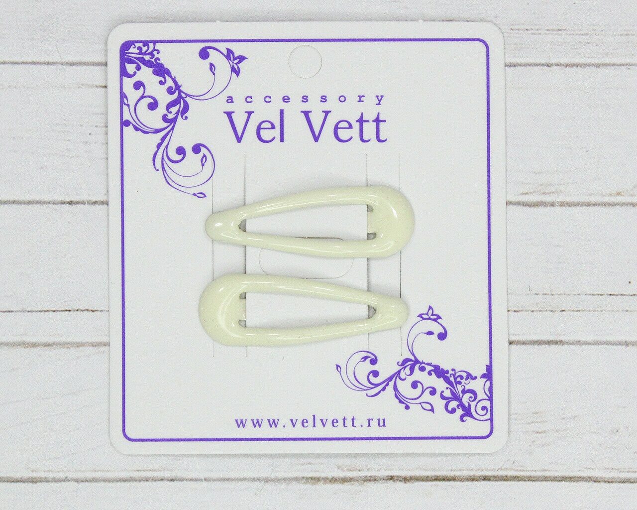 Заколка - зажим F6287740714 (3 см) (2 шт.в уп)