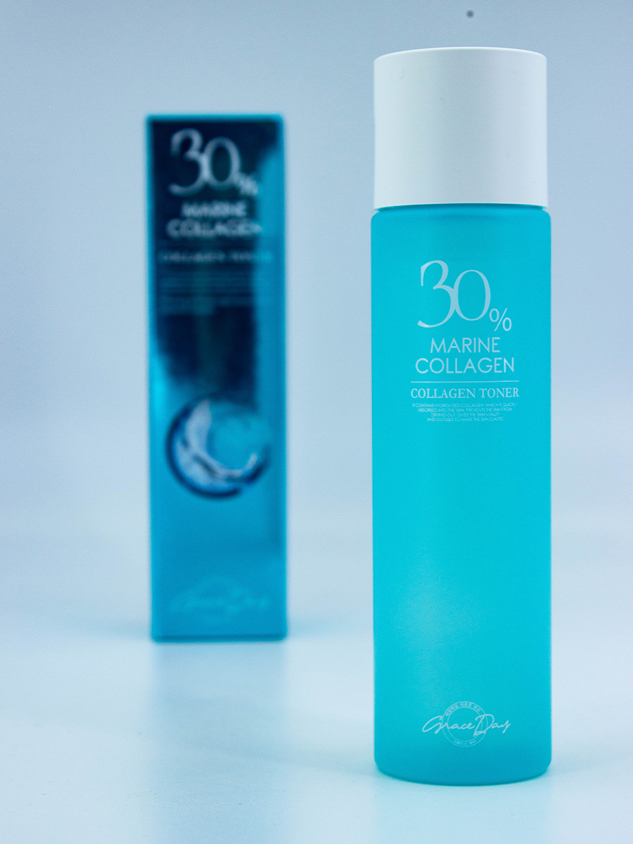 GRACE DAY - ТОНЕР ДЛЯ ЛИЦА С МОРСКИМ КОЛЛАГЕНОМ MARINE COLLAGEN 30% TONER, 150 ML