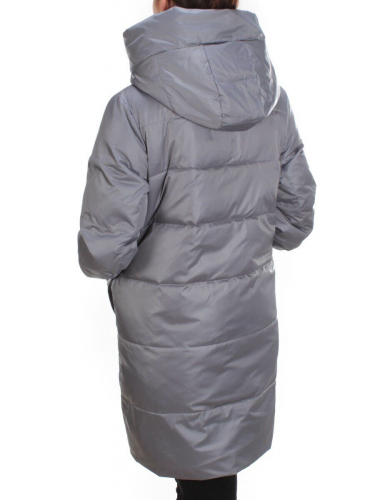 S21122 GRAY Куртка зимняя женская облегченная Y SILK TREE размер 48
