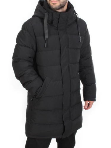 4008 BLACK Куртка мужская зимняя ROMADA (200 гр. холлофайбер) размер 46