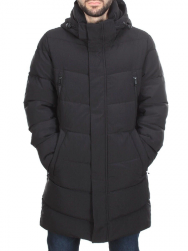 4005 BLACK Куртка мужская зимняя ROMADA (200 гр. холлофайбер) размер 48