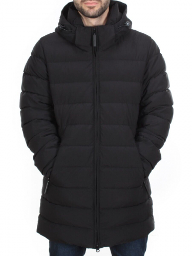 4012 BLACK Куртка мужская зимняя ROMADA (200 гр. био-пух) размер 52