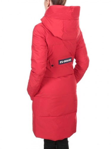 20-901 RED Пальто зимнее женское HAPPYSNOW (150 гр. холлофайбера) размер 44