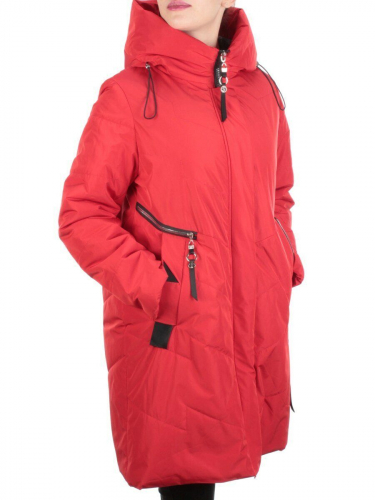 Z619-1 RED Пальто демисезонное женское (100 гр. синтепон) размер 48
